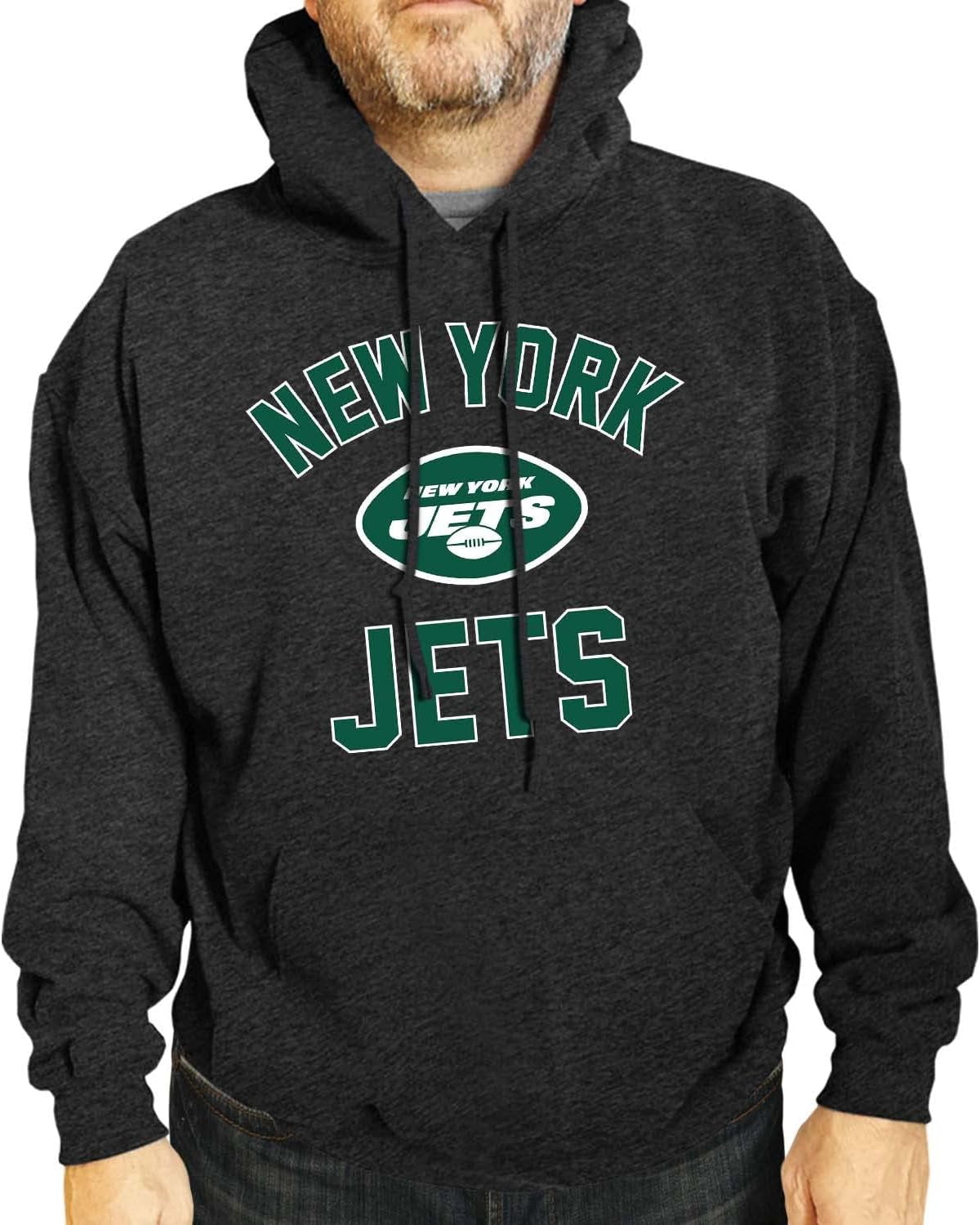 NFL Adult Gameday Hooded Sweatshirt - Poly Fleece Cotton Blend - Stay Warm and Represent Your Team in Style